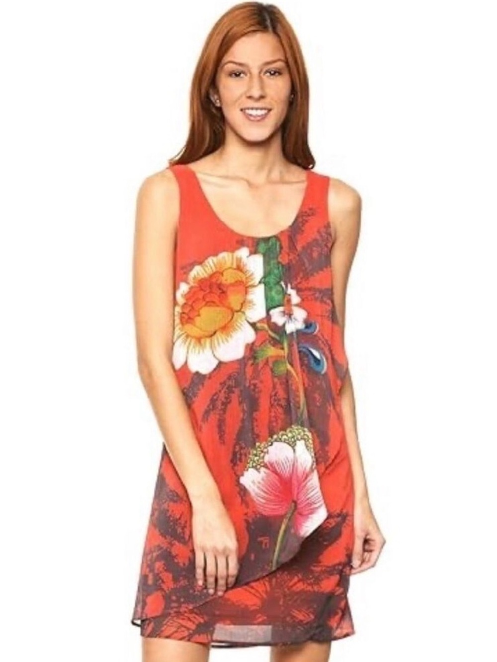 Desigual floral sleeveless dress Medium Shayck tangle floral sleeveless